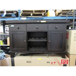 New Compact Side Board with Built in Wine Rack