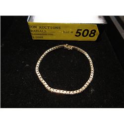 14KT Gold and  Diamond Tennis Bracelet