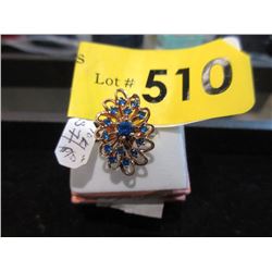 10 KT Gold Blue Tanzanite Ring