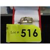 Image 1 : 3 Ring Gold and Diamond Wedding Set