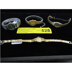 4 Ladies Wrist Watches - Some Vintage