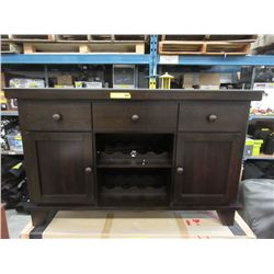 New Condo Size Sideboard with Built-in Wine Rack