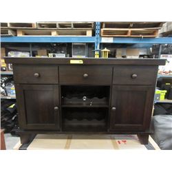 New Condo Size Sideboard with Built-in Wine Rack