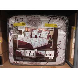 New Queen Size 7 Piece Comforter Set