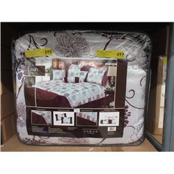 New Queen Size 7 Piece Comforter Set