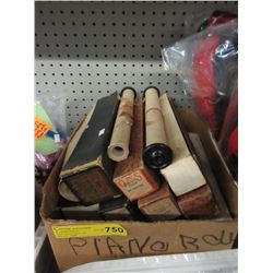 Box of Vintage Player Piano Reels