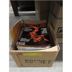 A Box of Vintage Gentleman's Magazines
