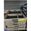 Image 1 : 6 New Segmented Wood Trays