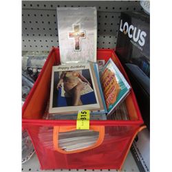 Tote of Assorted New Greeting Cards