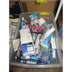Large Tote of Assorted Pharmacy Products