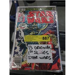 13 Original 1st Series Star Wars - Bagged & Carded