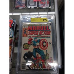 Graded Marvel Super Action #1 "Captain America"