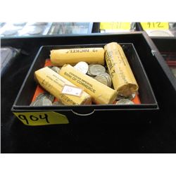 4 Rolls and Many Loose Nickels