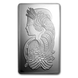 Genuine 250 gram Fine Silver Bar - PAMP Suisse Fortuna