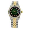 Image 1 : Rolex Pre-owned 36mm Mens Green Vigenette Two Tone - REF-610K3X