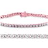 Image 1 : Natural 3ct VS-SI Diamond Tennis Bracelet 18K Rose Gold - REF-236X2R