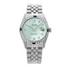 Image 1 : Rolex Pre-owned 36mm Mens Ice Blue Dial Stainless Steel - REF-580R2M