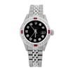 Image 1 : Rolex Pre-owned 26mm Womens Custom Black Stainless Steel - REF-470K2X