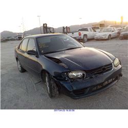 2001 - TOYOTA COROLLA