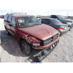 1999 - DODGE DURANGO// SALVAGE TITLE