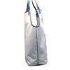 Image 3 : Hermes Canvas Toile and Blue Clemence Leather Shoulder Tote Bag