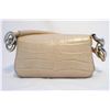 Image 2 : Escada Beige Embossed Alligator Handbag