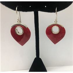 Sterling Silver W/MOP Earring