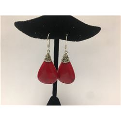 Sterling Silver Lava Stone Earring