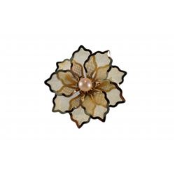 8.5-9.0mm Japanese Akoya Flower Pin