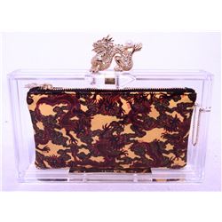 Charlotte-olympia Clear Box Dragon Clutch