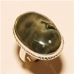 Ocean Jasper RING Solid Sterling Silver
