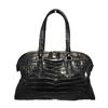 Image 1 : Zagliani Black Alligator Handbag