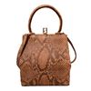 Image 2 : RARE Fendi Natural Python Snakeskin Two-Way Kelly Bolide Handbag
