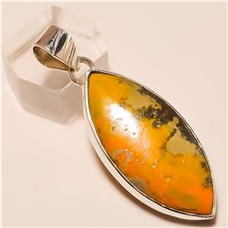 Bumble Bee jasper Pendant Solid Sterling Silver
