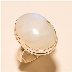 Moonstone RING Solid Sterling Silver