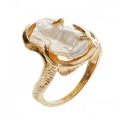 Biwa Pearl Ring
