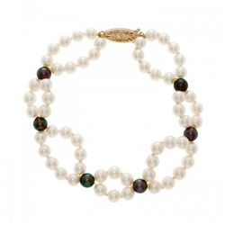4.5-5.0mm Japanese Akoya Pearl Bracelet