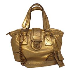 Dolce and Gabbana Gold Shoulder Bag