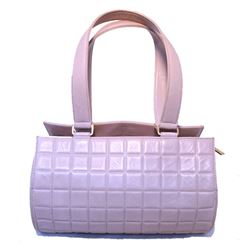 Chanel Lilac Quilted Leather Shoulder Bag