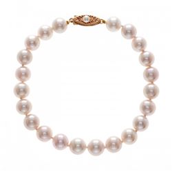 7.5-8.0mm Japanese Akoya Pearl Bracelet
