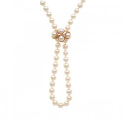 7.0-7.5mm Japanese Akoya Pearl Shortener with Diamonds