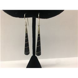 Sterling Silver W/ Resin Tear Earring