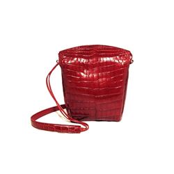 Private Lable Red Crocodile Shoulder Bag