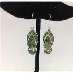 Abalone Sterling Silver Earring