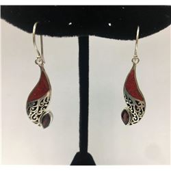Ser 0505 Sterling Silver Asst Stones Earring