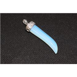 62 M.M. Plain Ivoryshape(Chili) Opalite(G) Pendants