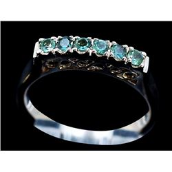 0.20ct Alexandrite 14K White Gold Ring