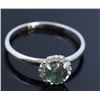 Image 2 : 0.79ct Alexandrite 14K White Gold Ring