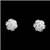 Image 1 : 0.74ct Diamond 18K White Gold Earring