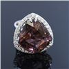 Image 1 : 23.46ct Bi-Color Tourmaline 14K White Gold Ring